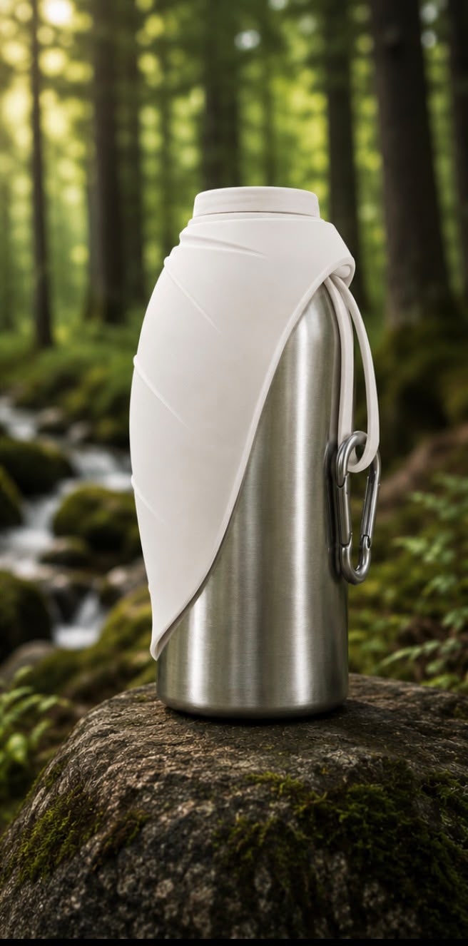 Portable Stainless Steel Dog Water Bottle